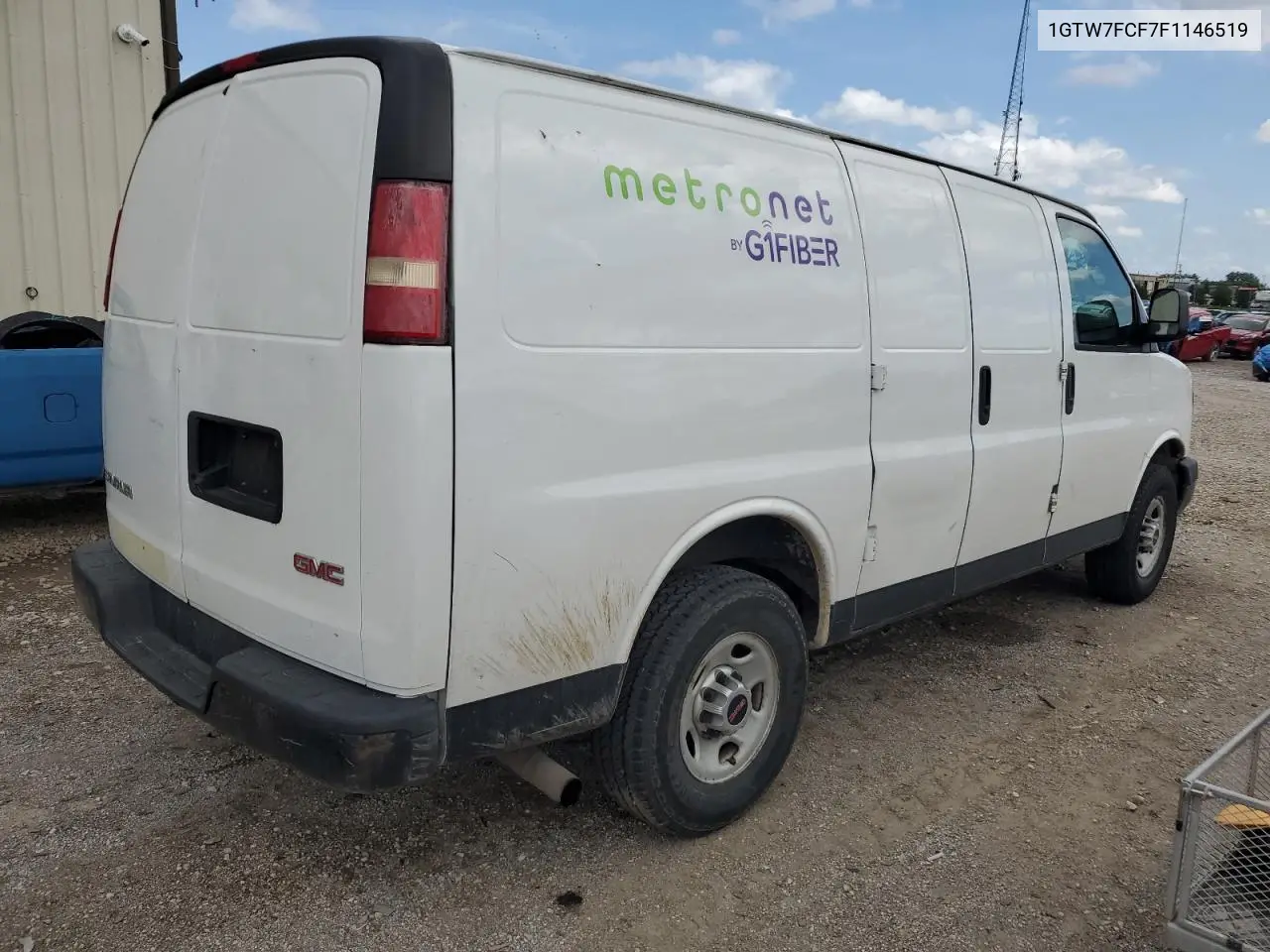2015 GMC Savana G2500 VIN: 1GTW7FCF7F1146519 Lot: 65014645