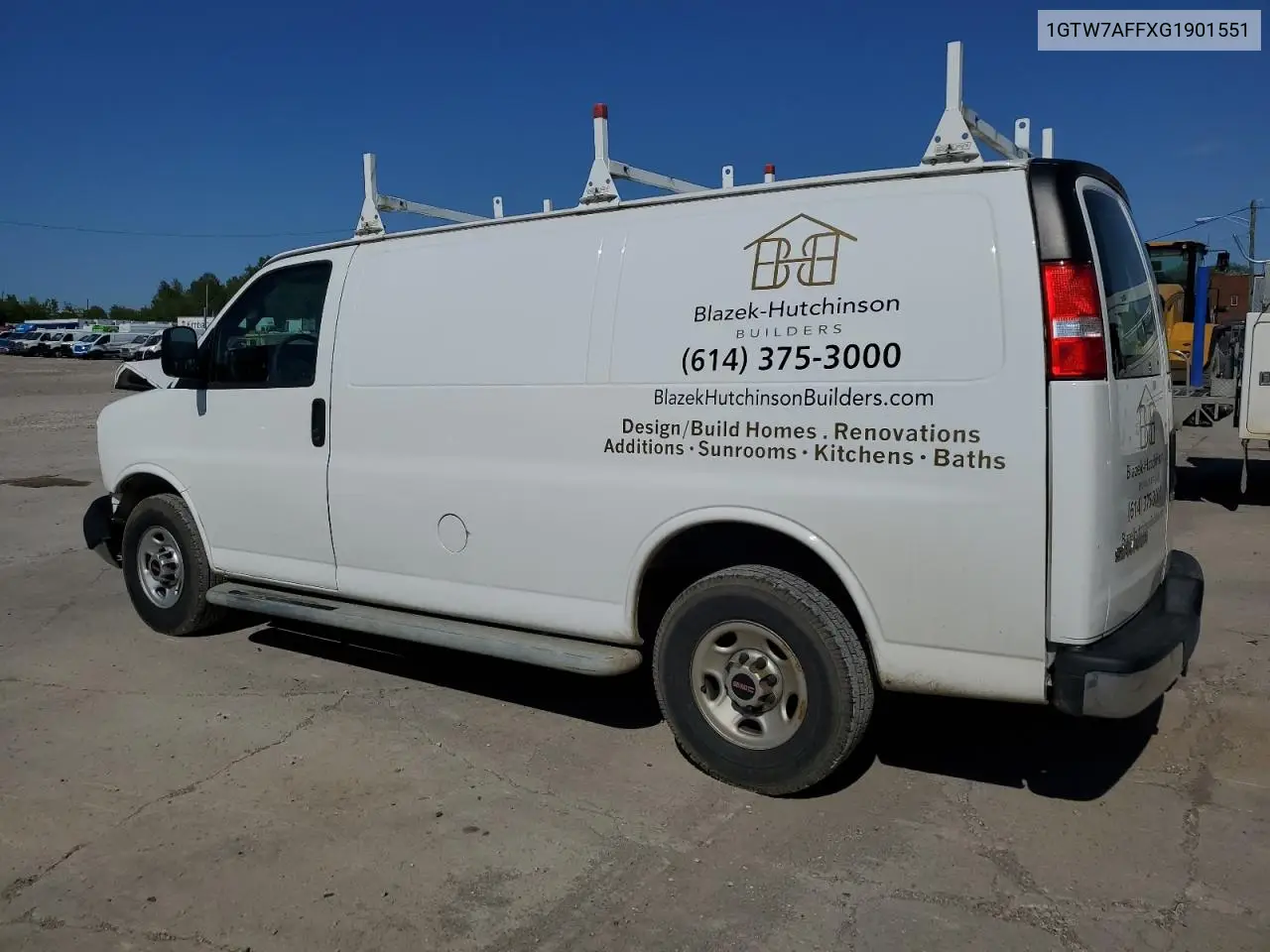 2016 GMC Savana G2500 VIN: 1GTW7AFFXG1901551 Lot: 55584205