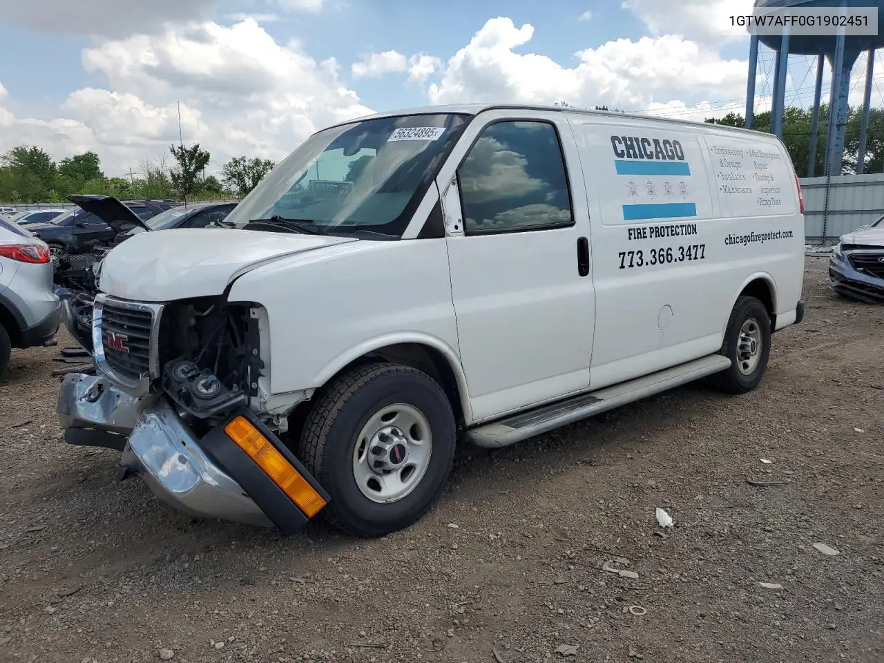 2016 GMC Savana G2500 VIN: 1GTW7AFF0G1902451 Lot: 56324895