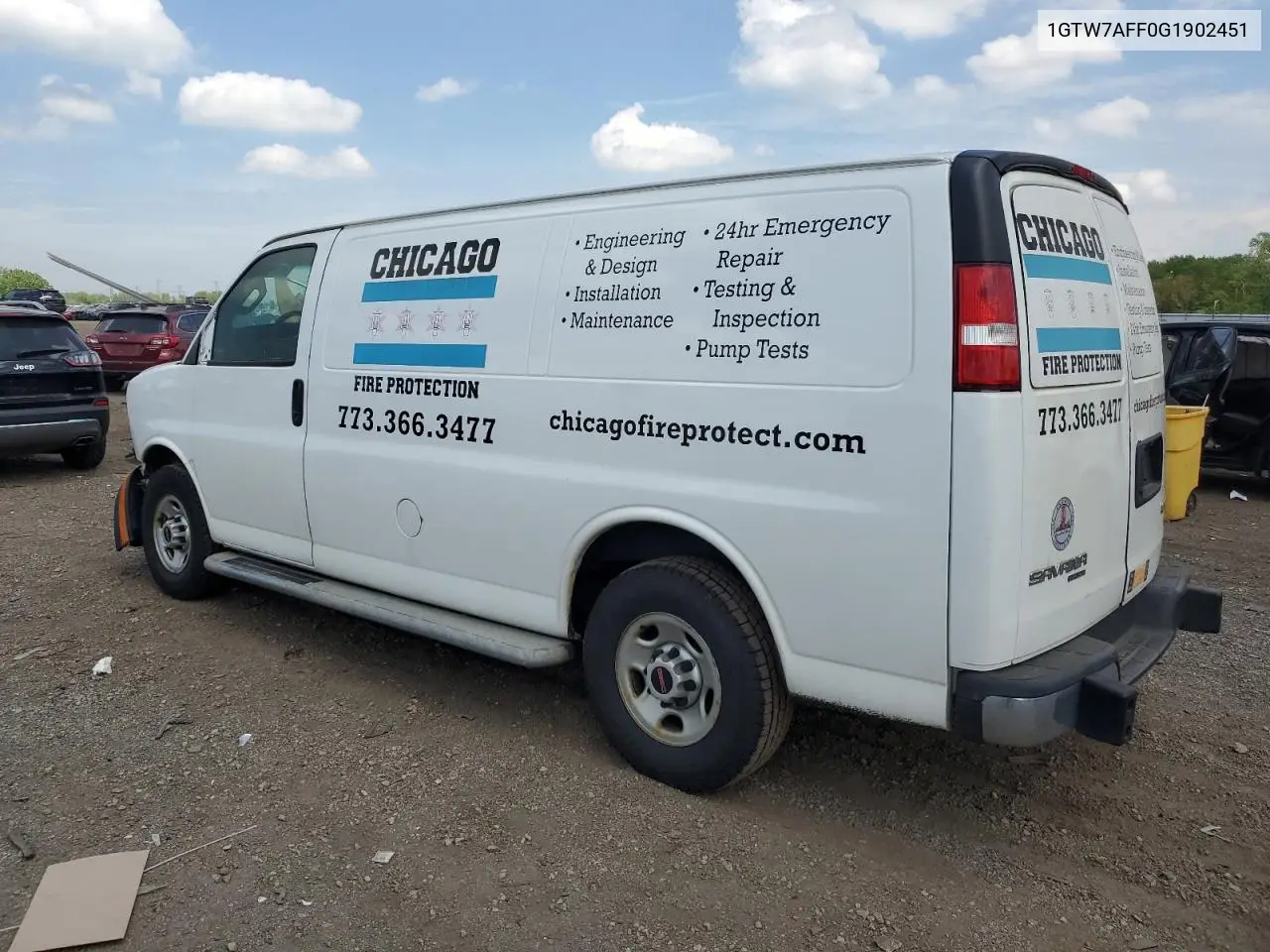 2016 GMC Savana G2500 VIN: 1GTW7AFF0G1902451 Lot: 56324895