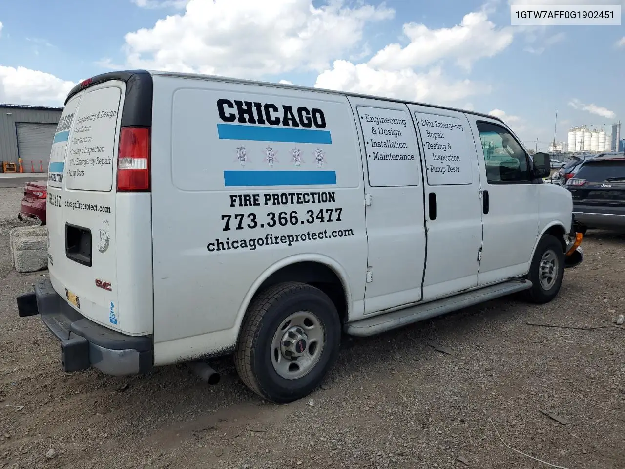 2016 GMC Savana G2500 VIN: 1GTW7AFF0G1902451 Lot: 56324895