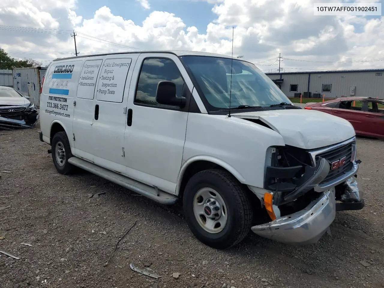 2016 GMC Savana G2500 VIN: 1GTW7AFF0G1902451 Lot: 56324895