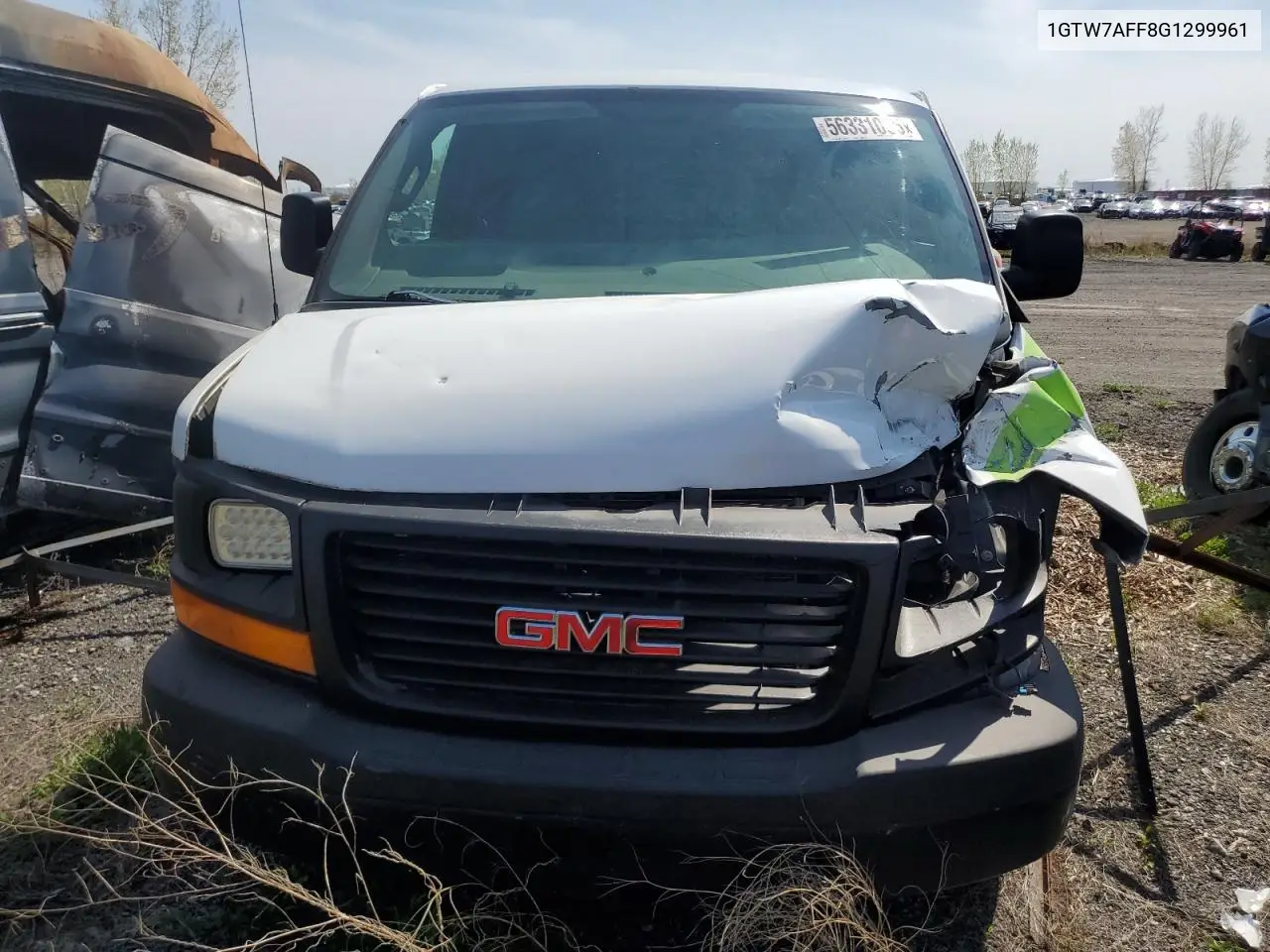 2016 GMC Savana G2500 VIN: 1GTW7AFF8G1299961 Lot: 56331095