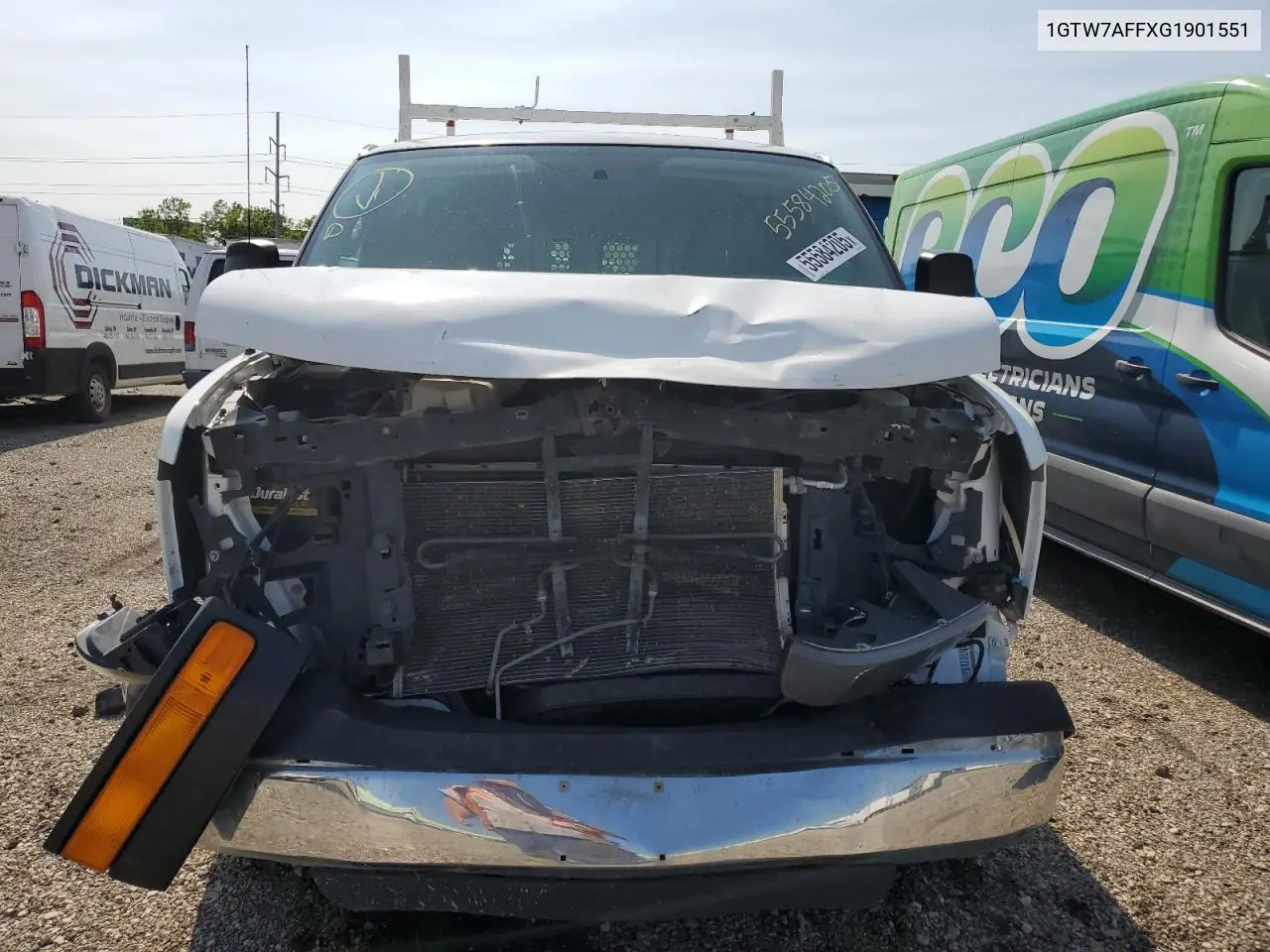 1gtw7affxg1901551 1GTW7AFFXG1901551 2016 GMC Savana G2500