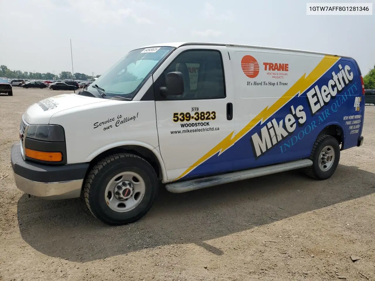 2016 GMC Savana G2500 VIN: 1GTW7AFF8G1281346 Lot: 64549605