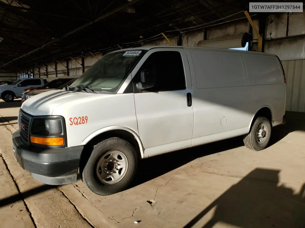 2017 GMC Savana G2500 VIN: 1GTW7AFF3H1297844 Lot: 56349845