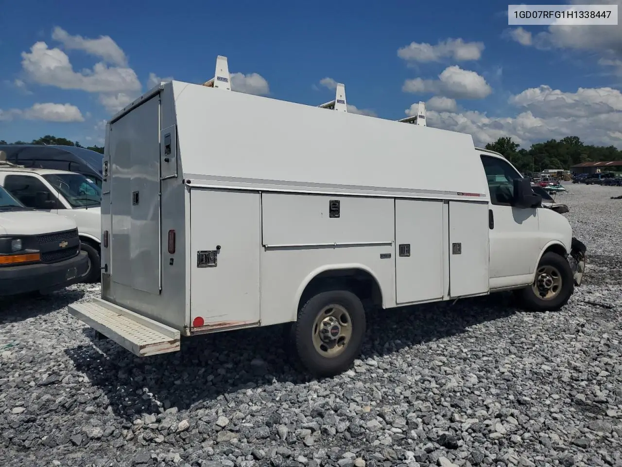 2017 GMC Savana Cutaway G3500 VIN: 1GD07RFG1H1338447 Lot: 61438265