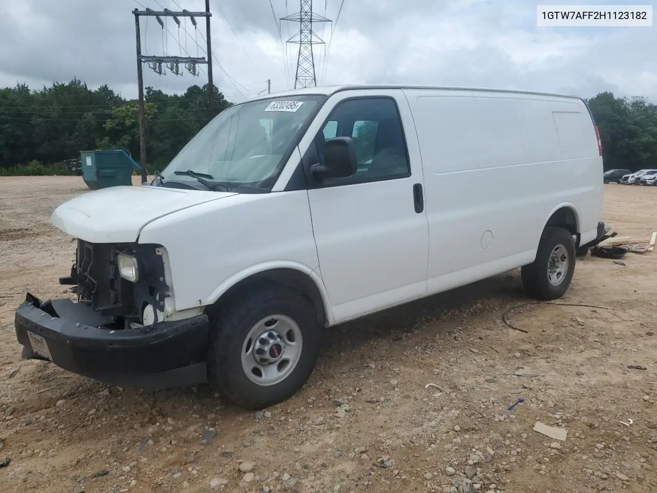 2017 GMC Savana G2500 VIN: 1GTW7AFF2H1123182 Lot: 63202495