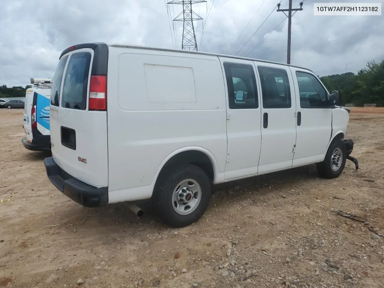 2017 GMC Savana G2500 VIN: 1GTW7AFF2H1123182 Lot: 63202495