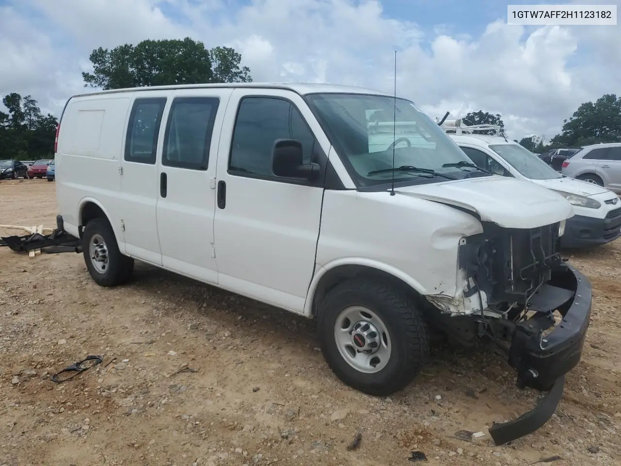 2017 GMC Savana G2500 VIN: 1GTW7AFF2H1123182 Lot: 63202495