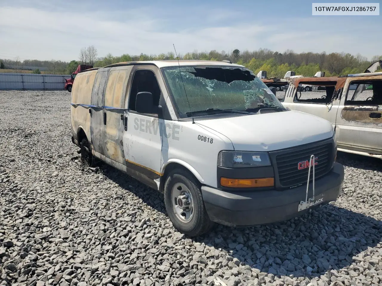 2018 GMC Savana G2500 VIN: 1GTW7AFGXJ1286757 Lot: 49766835