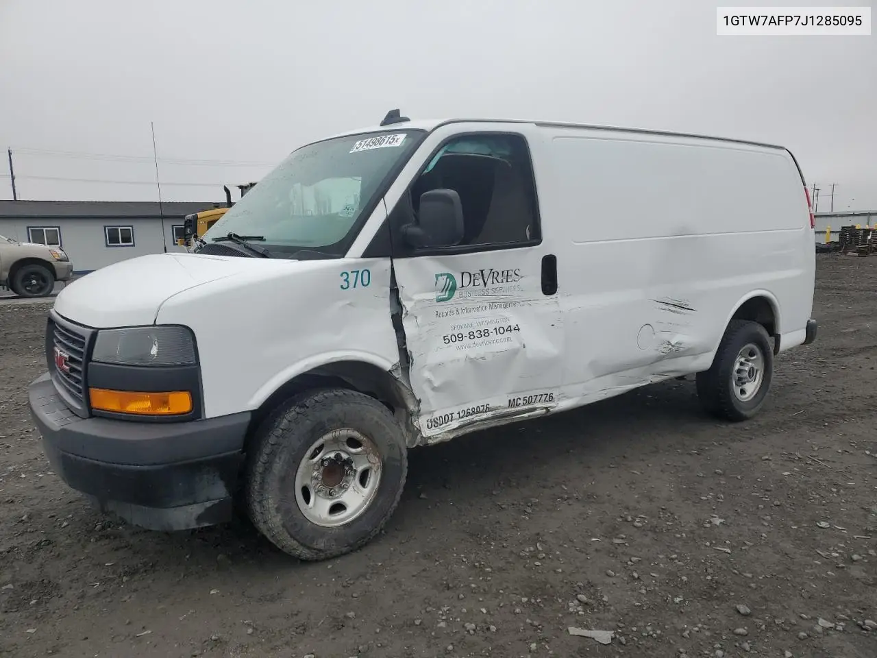 2018 GMC Savana G2500 VIN: 1GTW7AFP7J1285095 Lot: 51498615