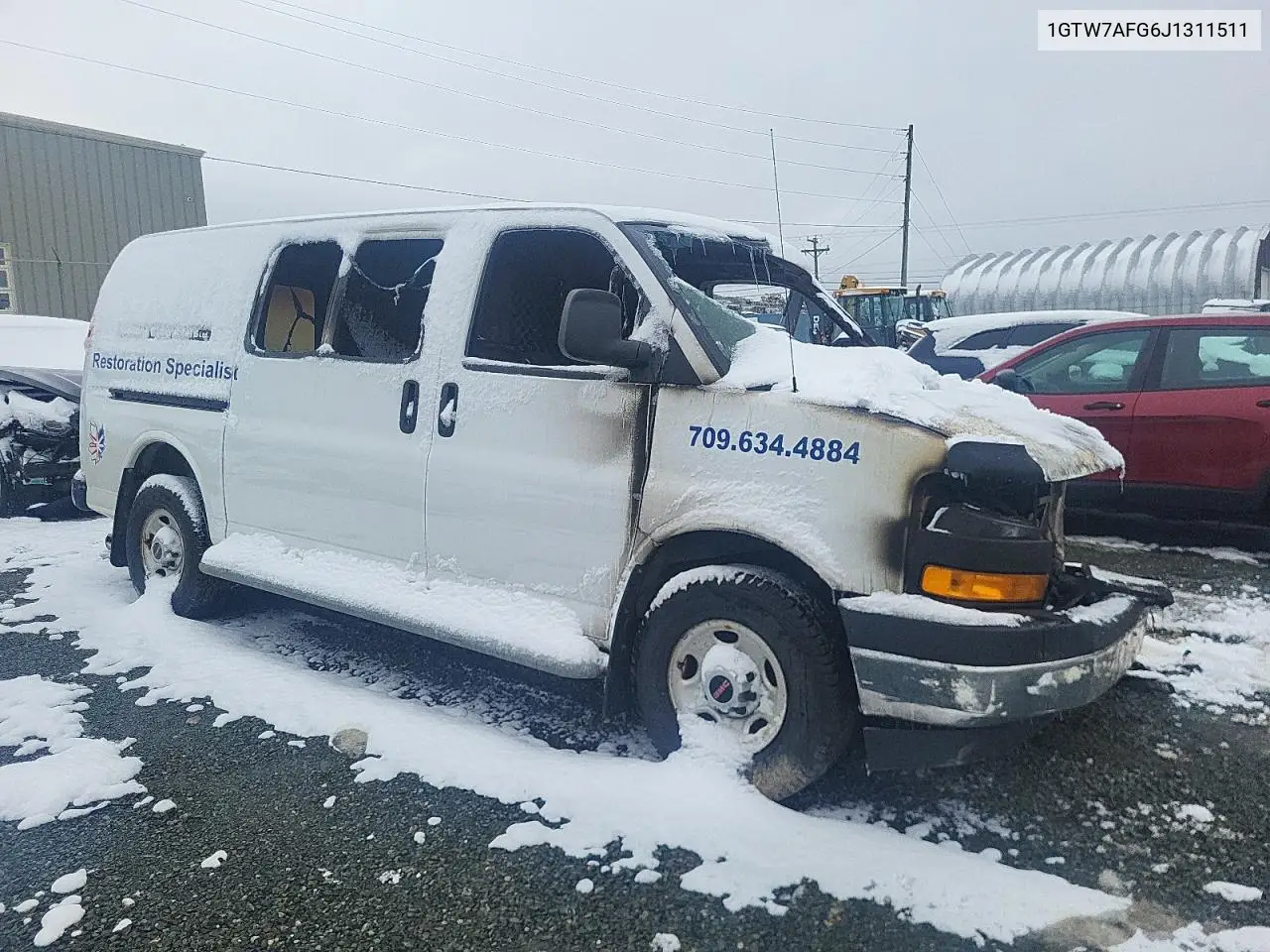 2018 GMC Savana G2500 VIN: 1GTW7AFG6J1311511 Lot: 51785135