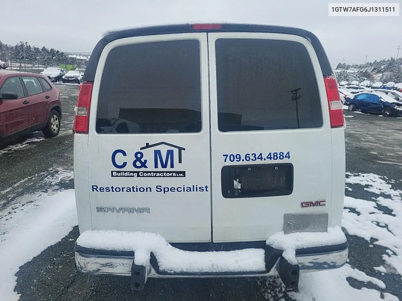 2018 GMC Savana G2500 VIN: 1GTW7AFG6J1311511 Lot: 51785135