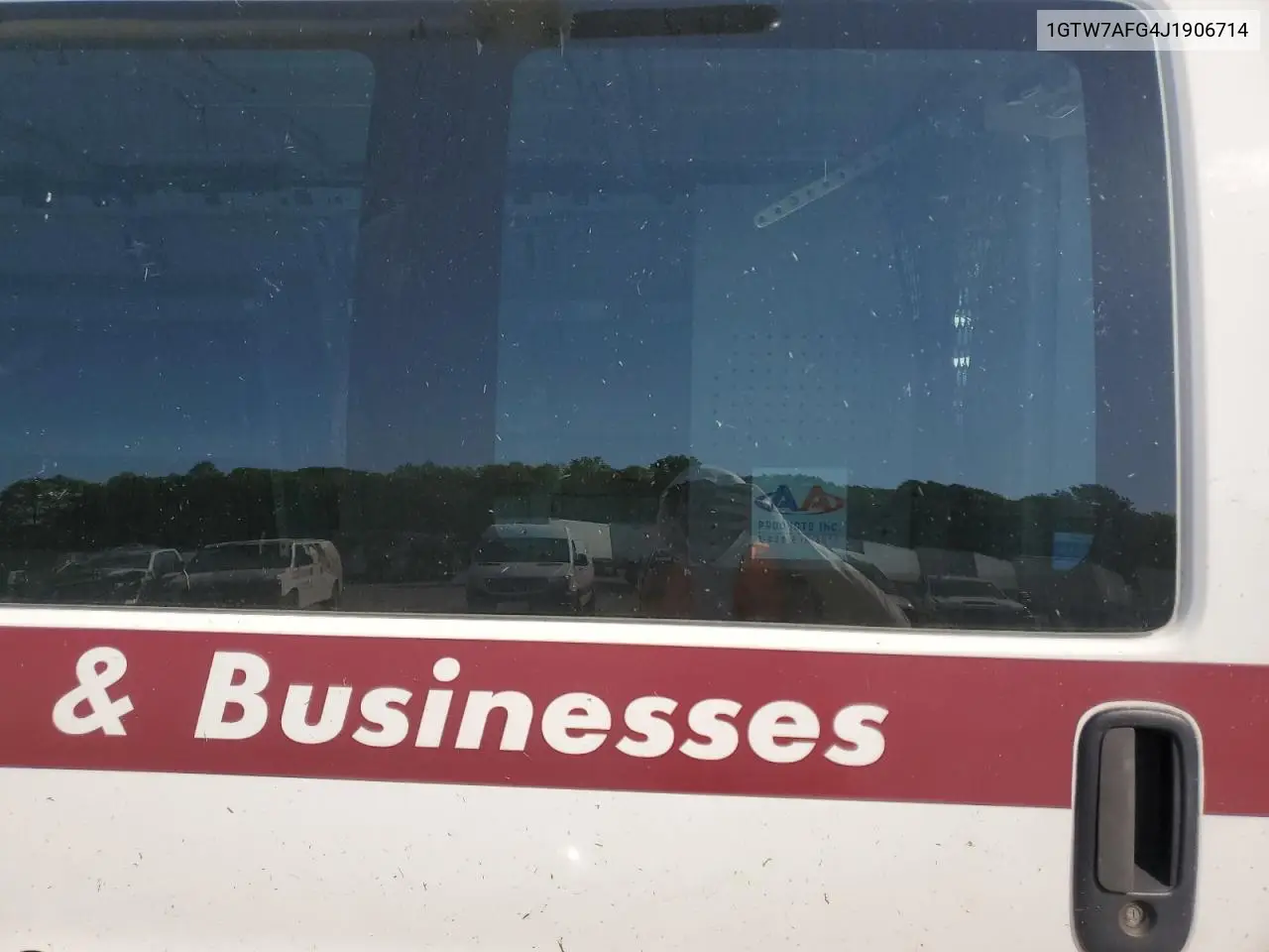 2018 GMC Savana G2500 VIN: 1GTW7AFG4J1906714 Lot: 52873685