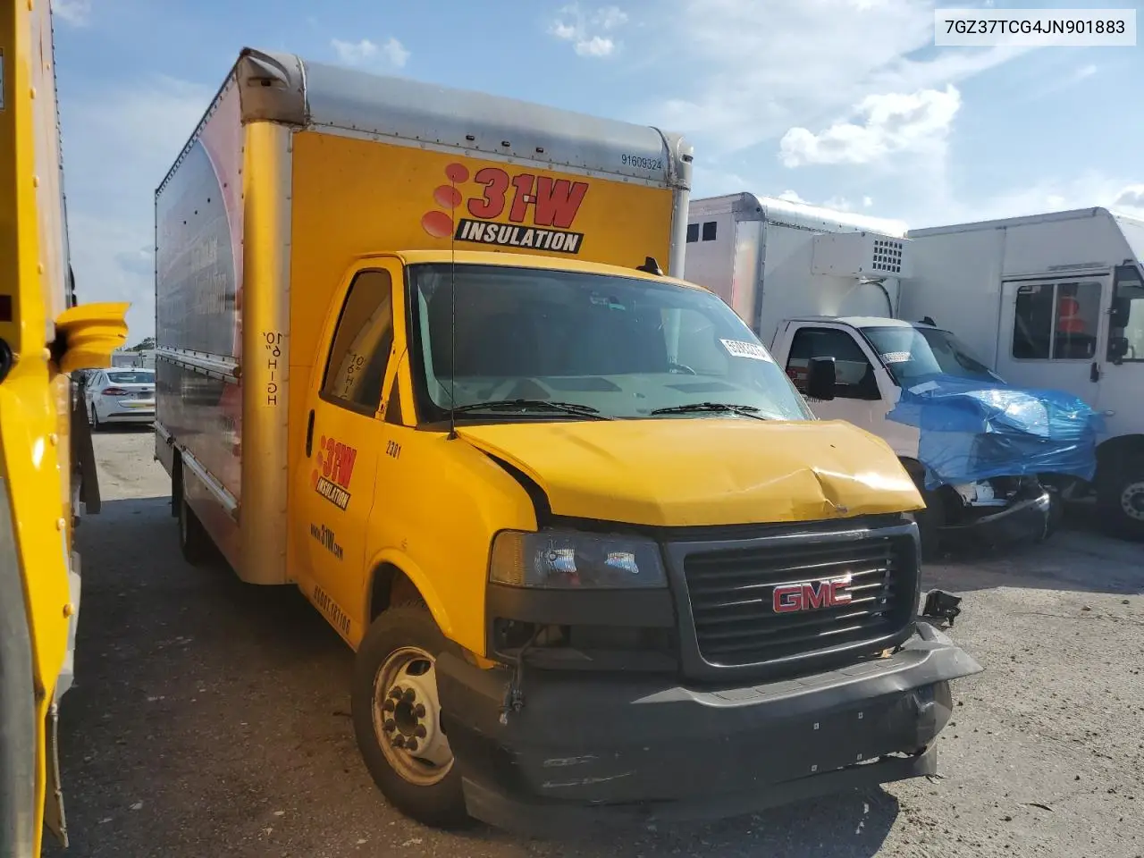 2018 GMC Savana Cutaway G3500 VIN: 7GZ37TCG4JN901883 Lot: 55983275