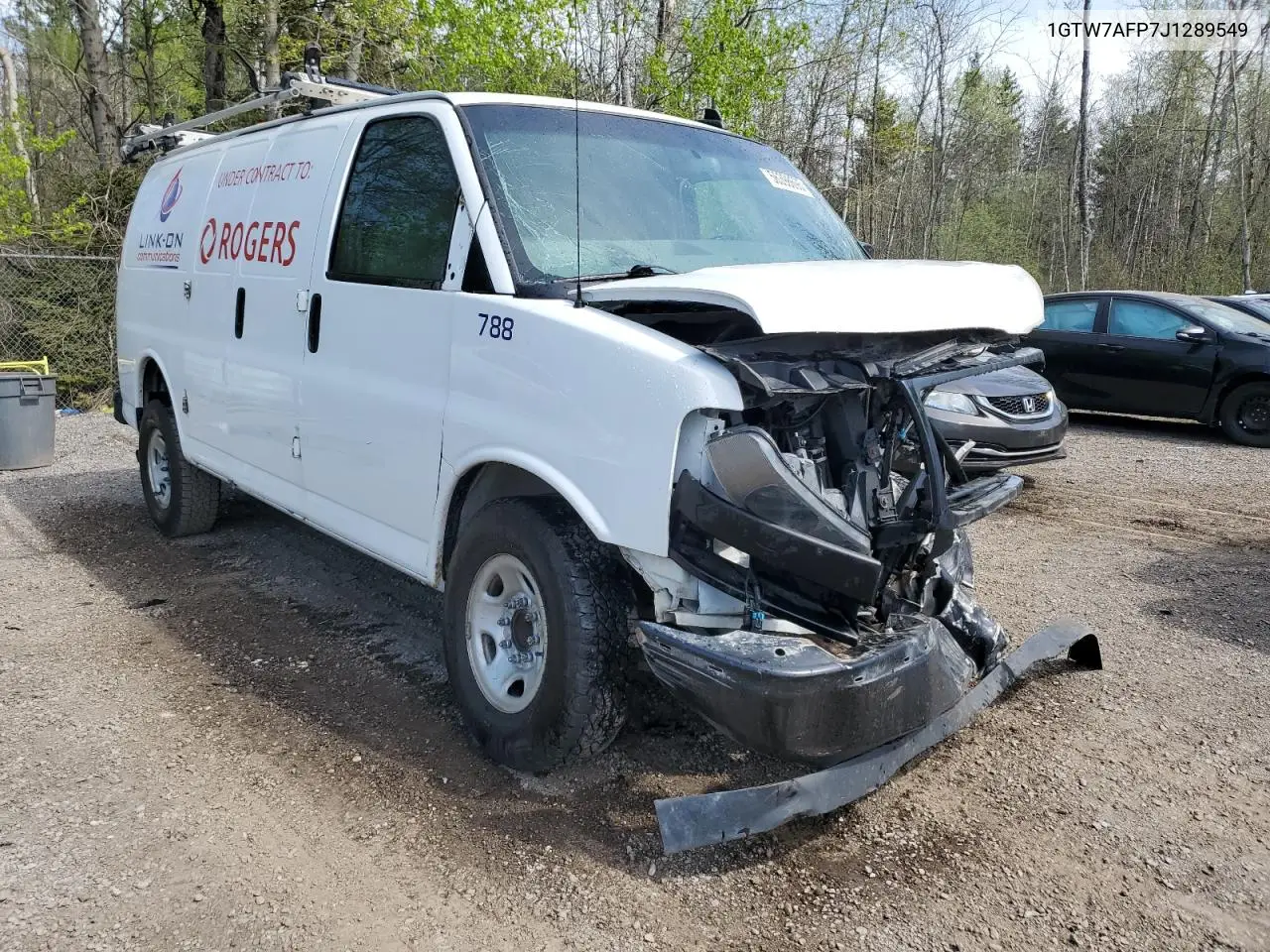 2018 GMC Savana G2500 VIN: 1GTW7AFP7J1289549 Lot: 56398695