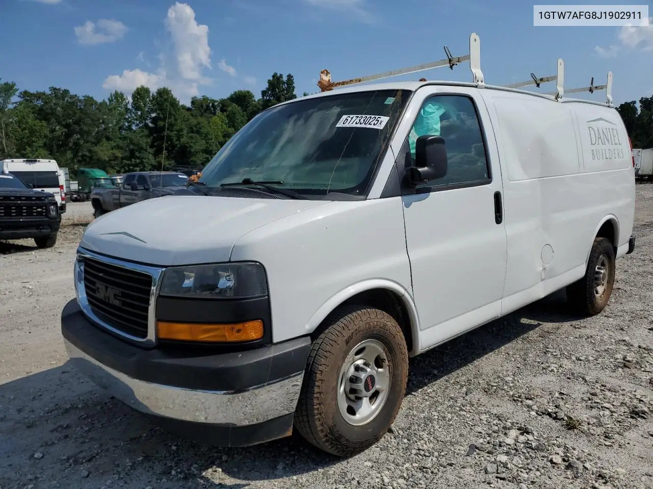 2018 GMC Savana G2500 VIN: 1GTW7AFG8J1902911 Lot: 61733025