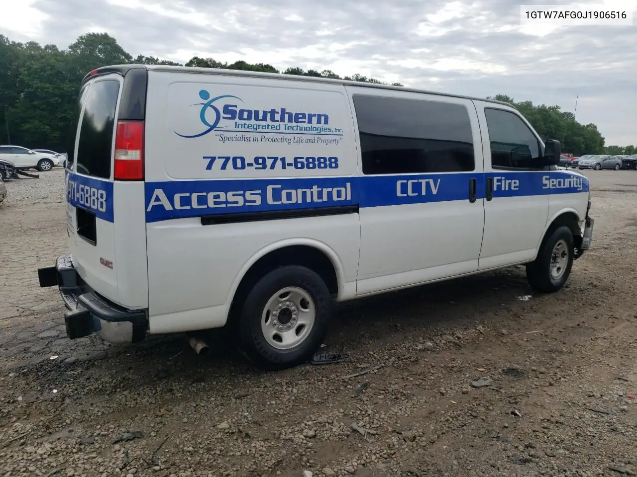 2018 GMC Savana G2500 VIN: 1GTW7AFG0J1906516 Lot: 61980915
