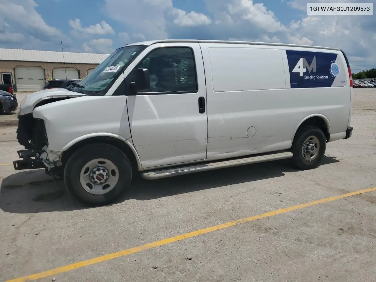2018 GMC Savana G2500 VIN: 1GTW7AFG0J1209573 Lot: 62354235