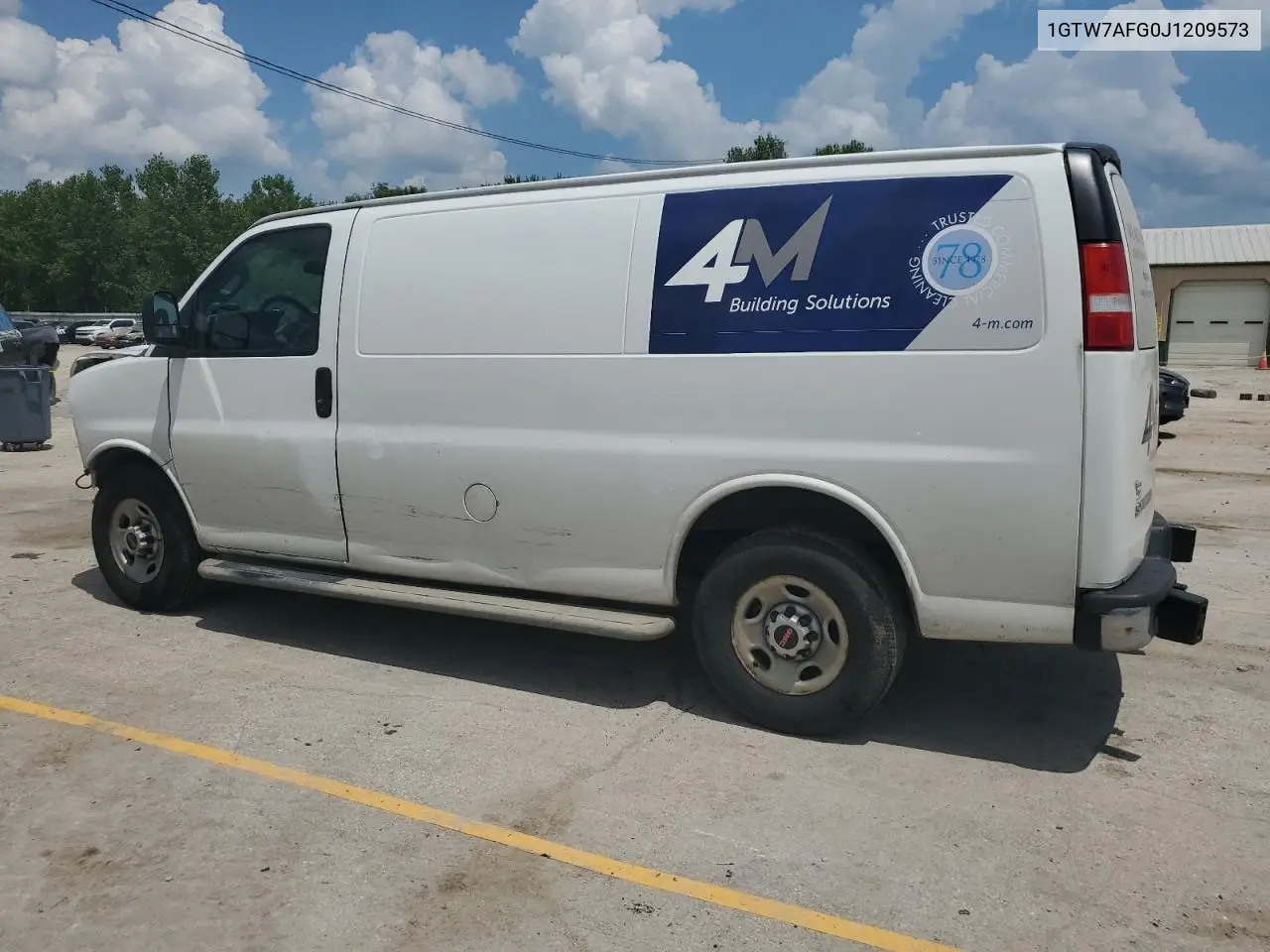 2018 GMC Savana G2500 VIN: 1GTW7AFG0J1209573 Lot: 62354235