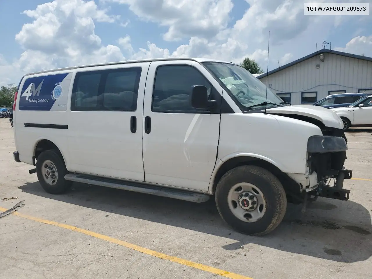 2018 GMC Savana G2500 VIN: 1GTW7AFG0J1209573 Lot: 62354235