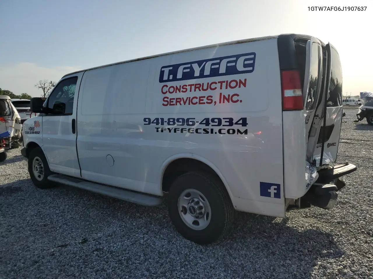 2018 GMC Savana G2500 VIN: 1GTW7AFG6J1907637 Lot: 62922615