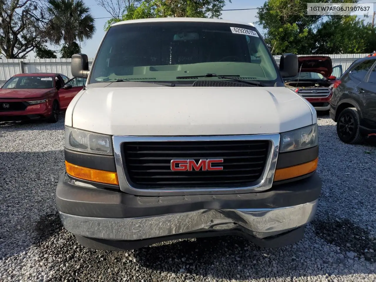 2018 GMC Savana G2500 VIN: 1GTW7AFG6J1907637 Lot: 62922615