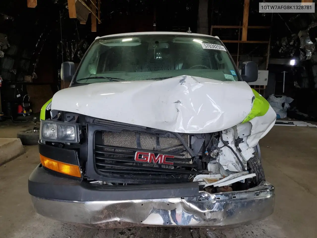 2019 GMC Savana G2500 VIN: 1GTW7AFG8K1328781 Lot: 57038255