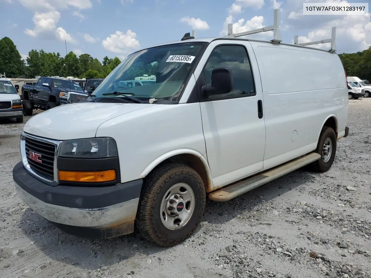 2019 GMC Savana G2500 VIN: 1GTW7AFG3K1283197 Lot: 60153395