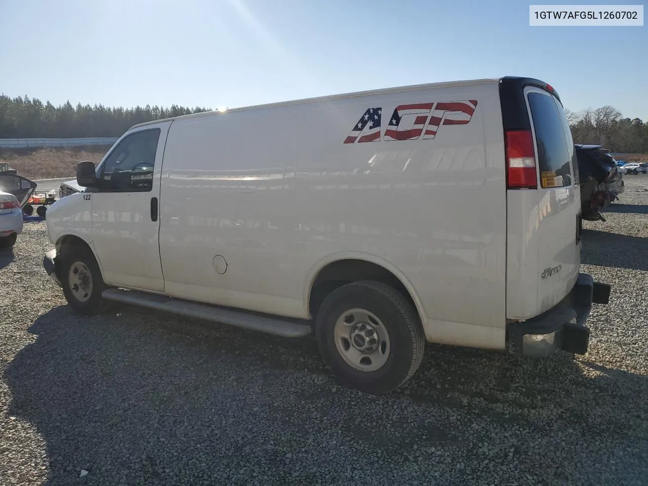 2020 GMC Savana G2500 VIN: 1GTW7AFG5L1260702 Lot: 42952845