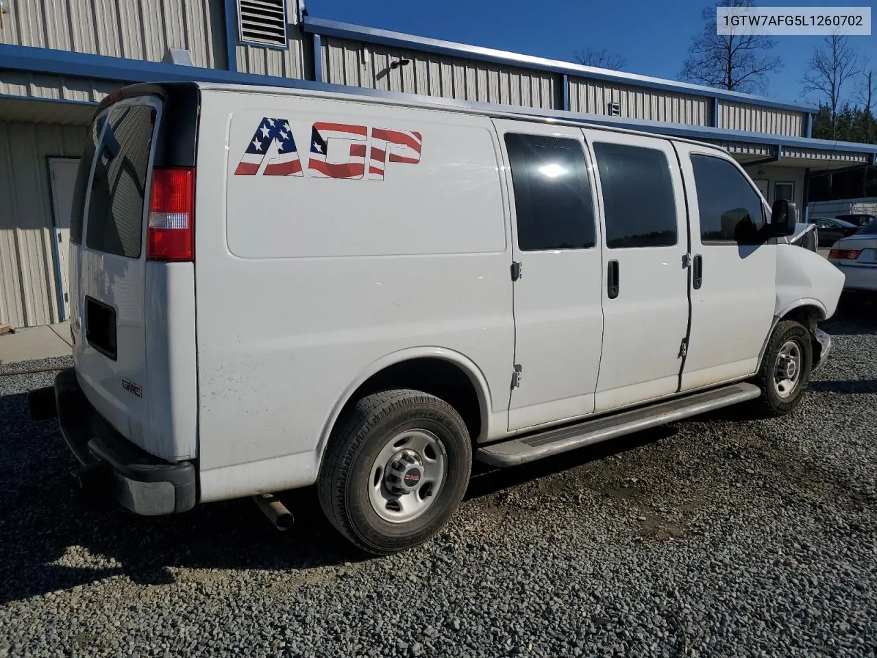 2020 GMC Savana G2500 VIN: 1GTW7AFG5L1260702 Lot: 42952845