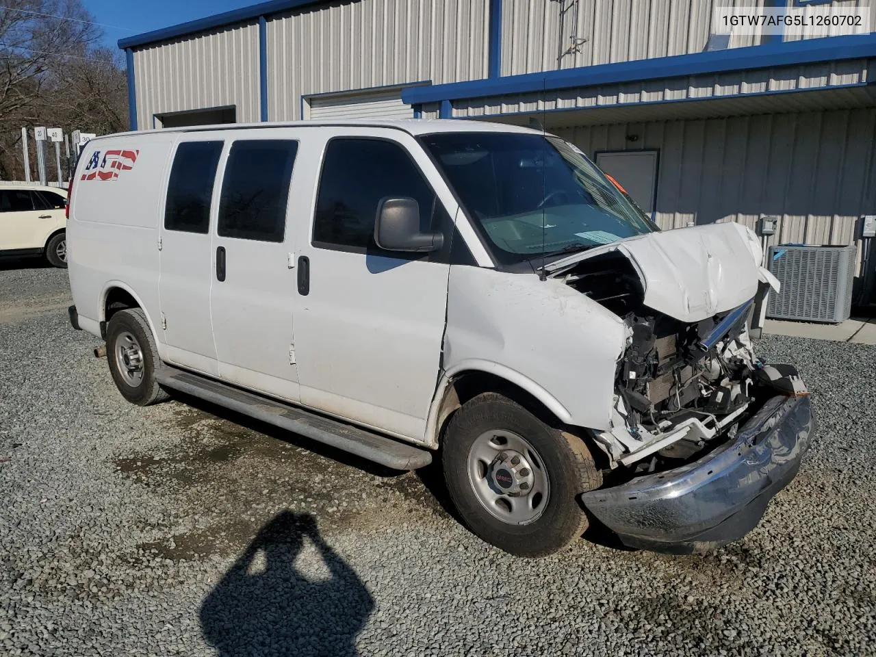 2020 GMC Savana G2500 VIN: 1GTW7AFG5L1260702 Lot: 42952845