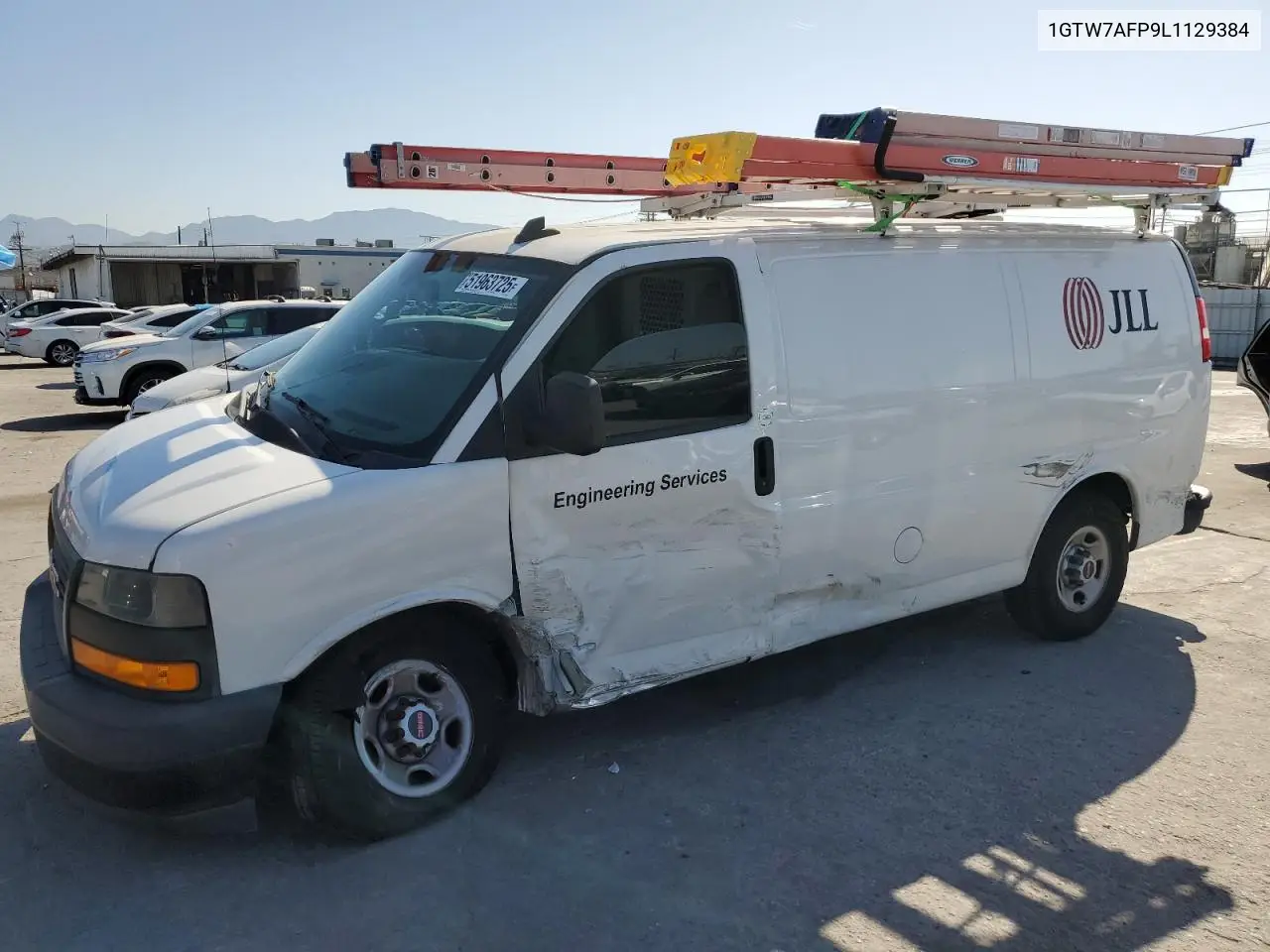 2020 GMC Savana G2500 VIN: 1GTW7AFP9L1129384 Lot: 51963725