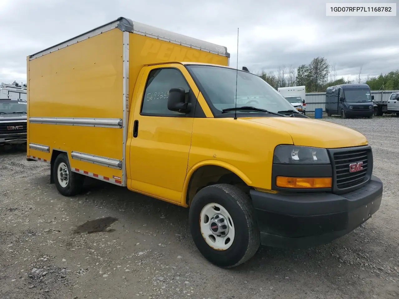 2020 GMC Savana Cutaway G3500 VIN: 1GD07RFP7L1168782 Lot: 56932635