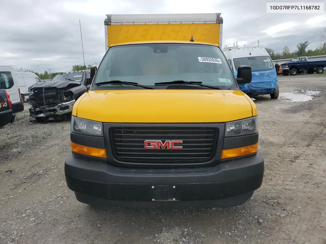 2020 GMC Savana Cutaway G3500 VIN: 1GD07RFP7L1168782 Lot: 56932635