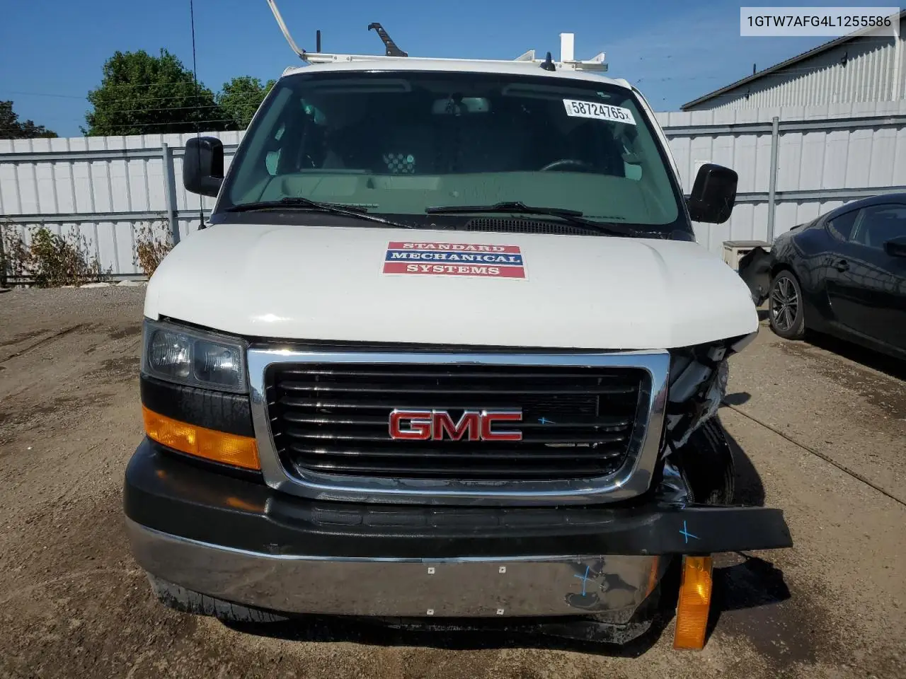 2020 GMC Savana G2500 VIN: 1GTW7AFG4L1255586 Lot: 58724765
