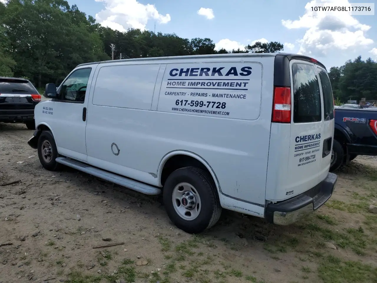 2020 GMC Savana G2500 VIN: 1GTW7AFG8L1173716 Lot: 64387705