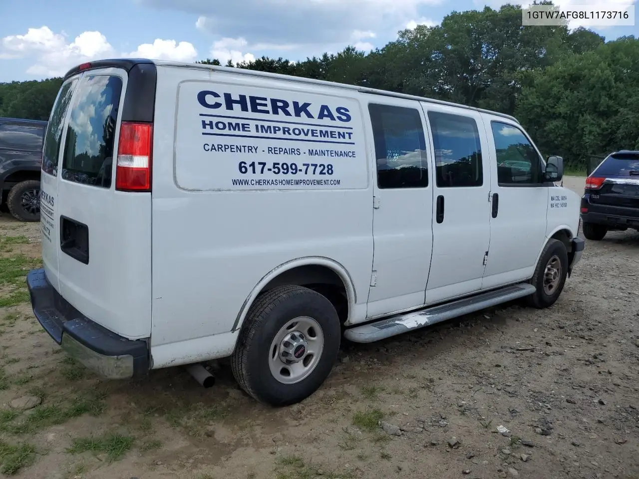 2020 GMC Savana G2500 VIN: 1GTW7AFG8L1173716 Lot: 64387705