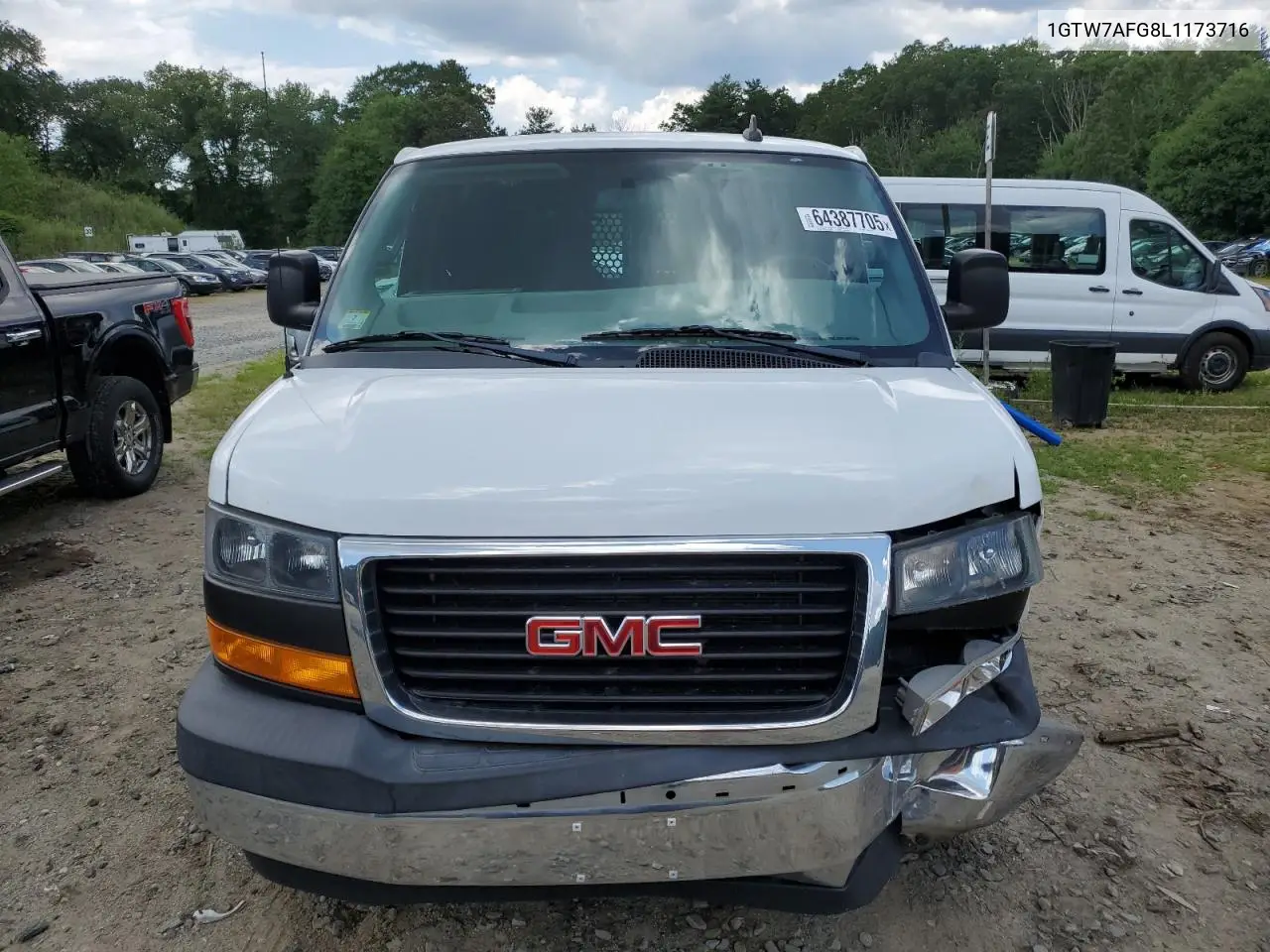 2020 GMC Savana G2500 VIN: 1GTW7AFG8L1173716 Lot: 64387705