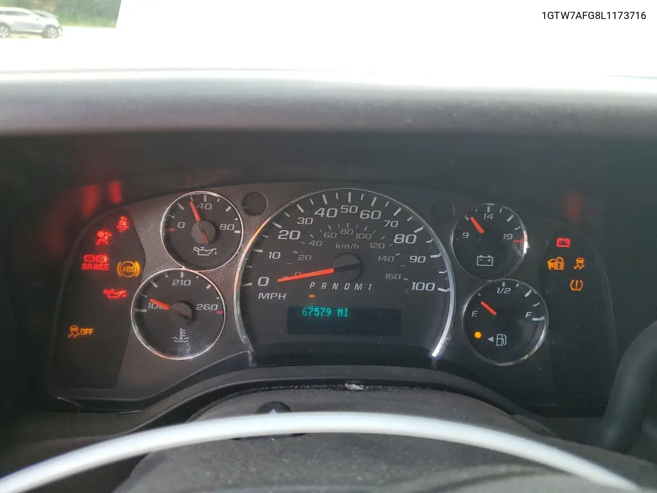 2020 GMC Savana G2500 VIN: 1GTW7AFG8L1173716 Lot: 64387705