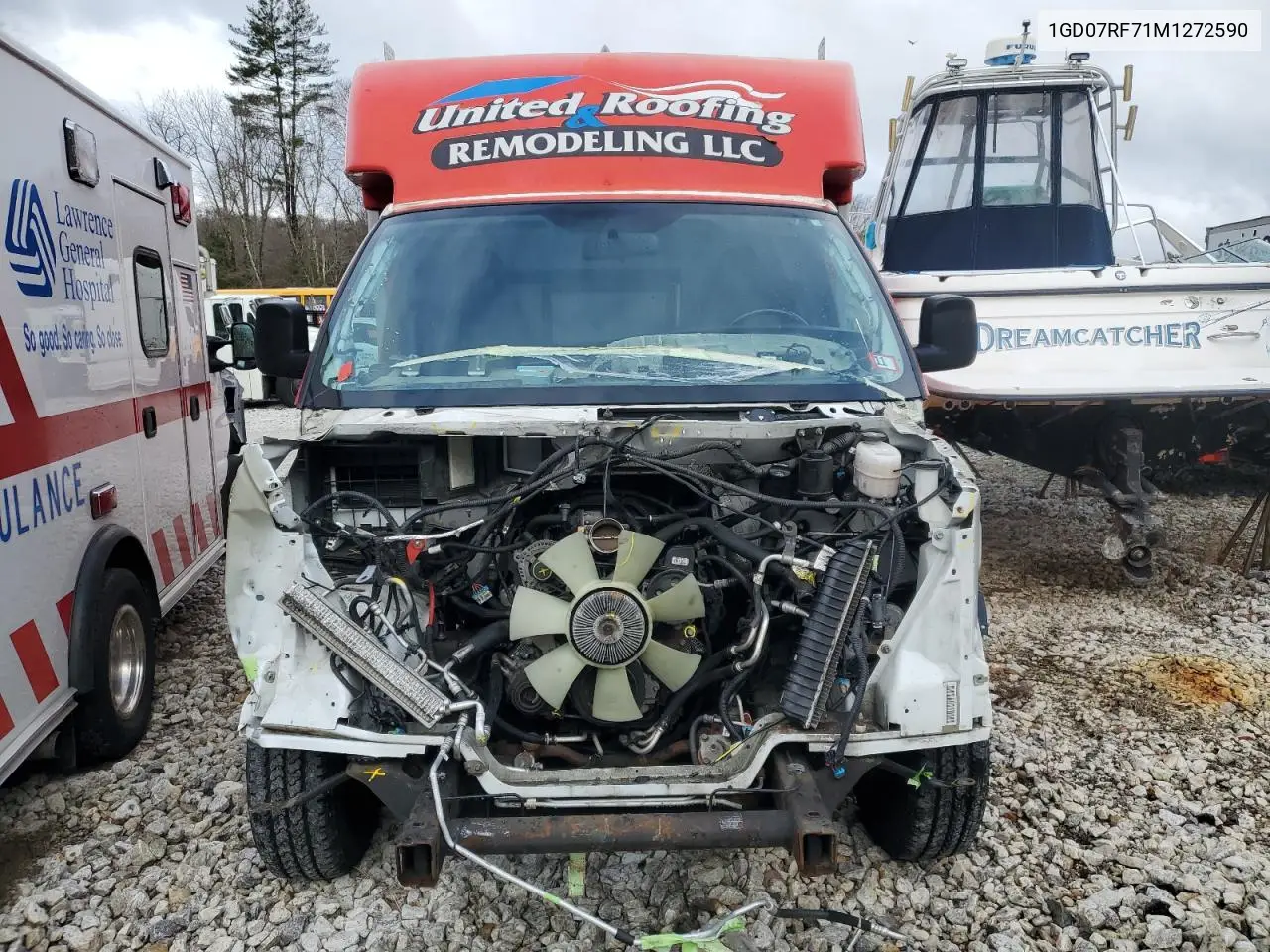 2021 GMC Savana Cutaway G3500 VIN: 1GD07RF71M1272590 Lot: 46154935