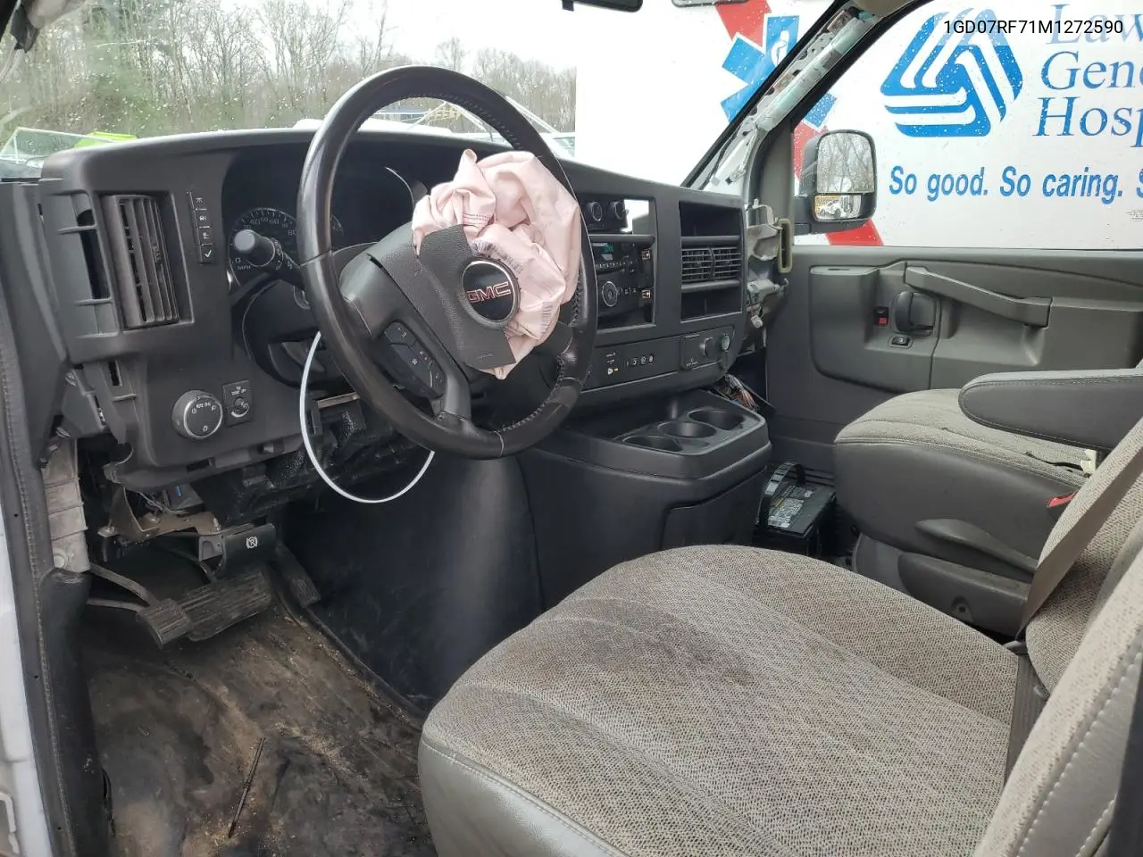 2021 GMC Savana Cutaway G3500 VIN: 1GD07RF71M1272590 Lot: 46154935