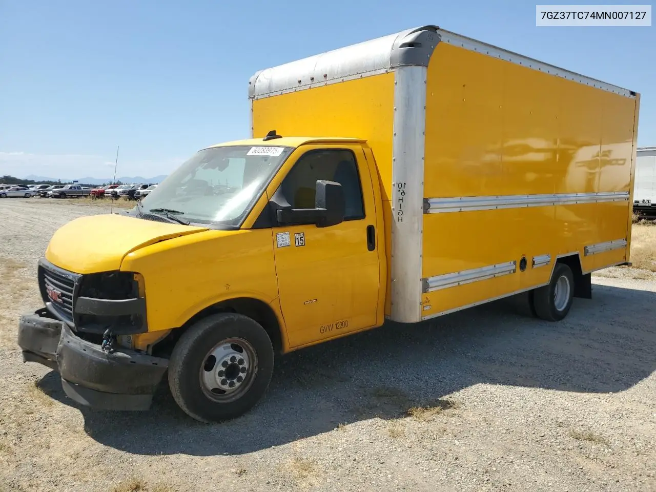 2021 GMC Savana Cutaway G3500 VIN: 7GZ37TC74MN007127 Lot: 60283975