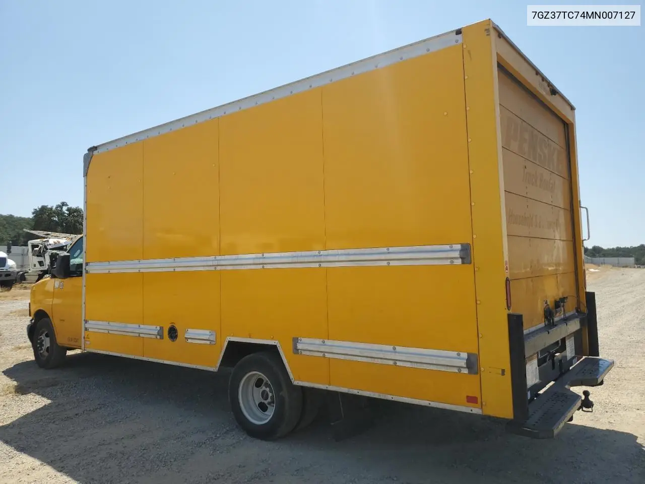 2021 GMC Savana Cutaway G3500 VIN: 7GZ37TC74MN007127 Lot: 60283975