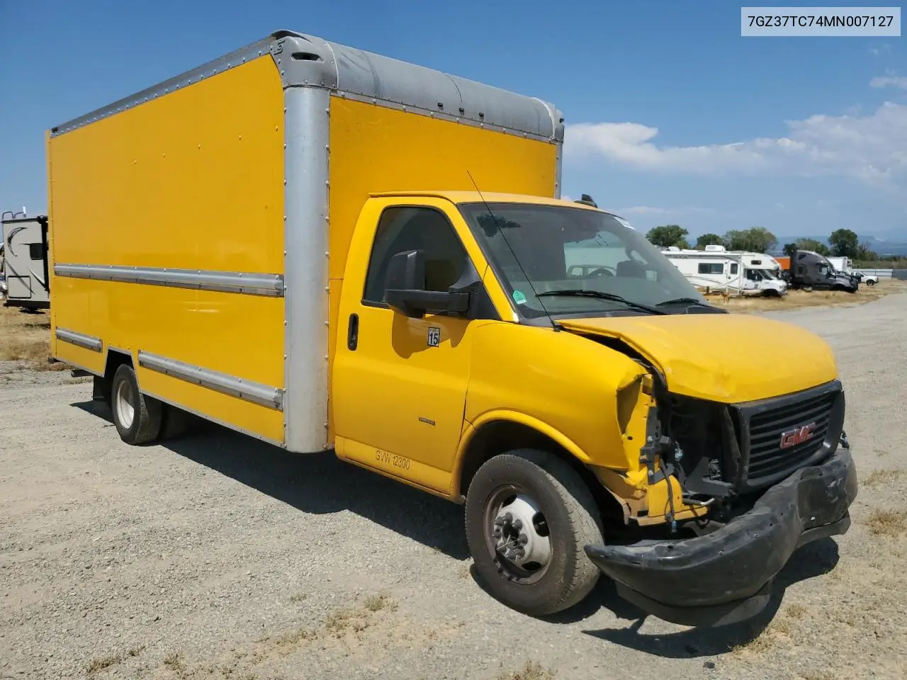 2021 GMC Savana Cutaway G3500 VIN: 7GZ37TC74MN007127 Lot: 60283975