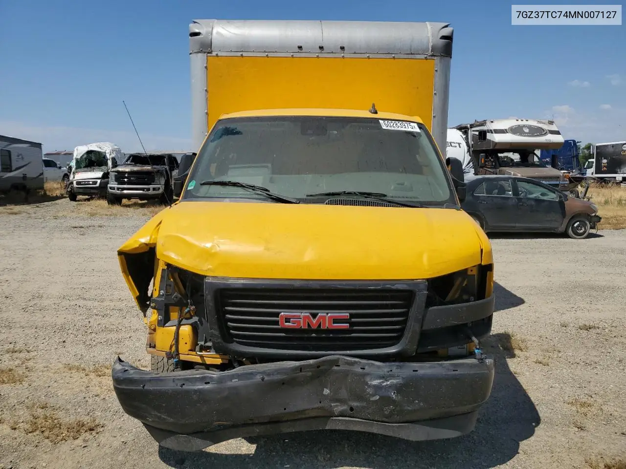 2021 GMC Savana Cutaway G3500 VIN: 7GZ37TC74MN007127 Lot: 60283975