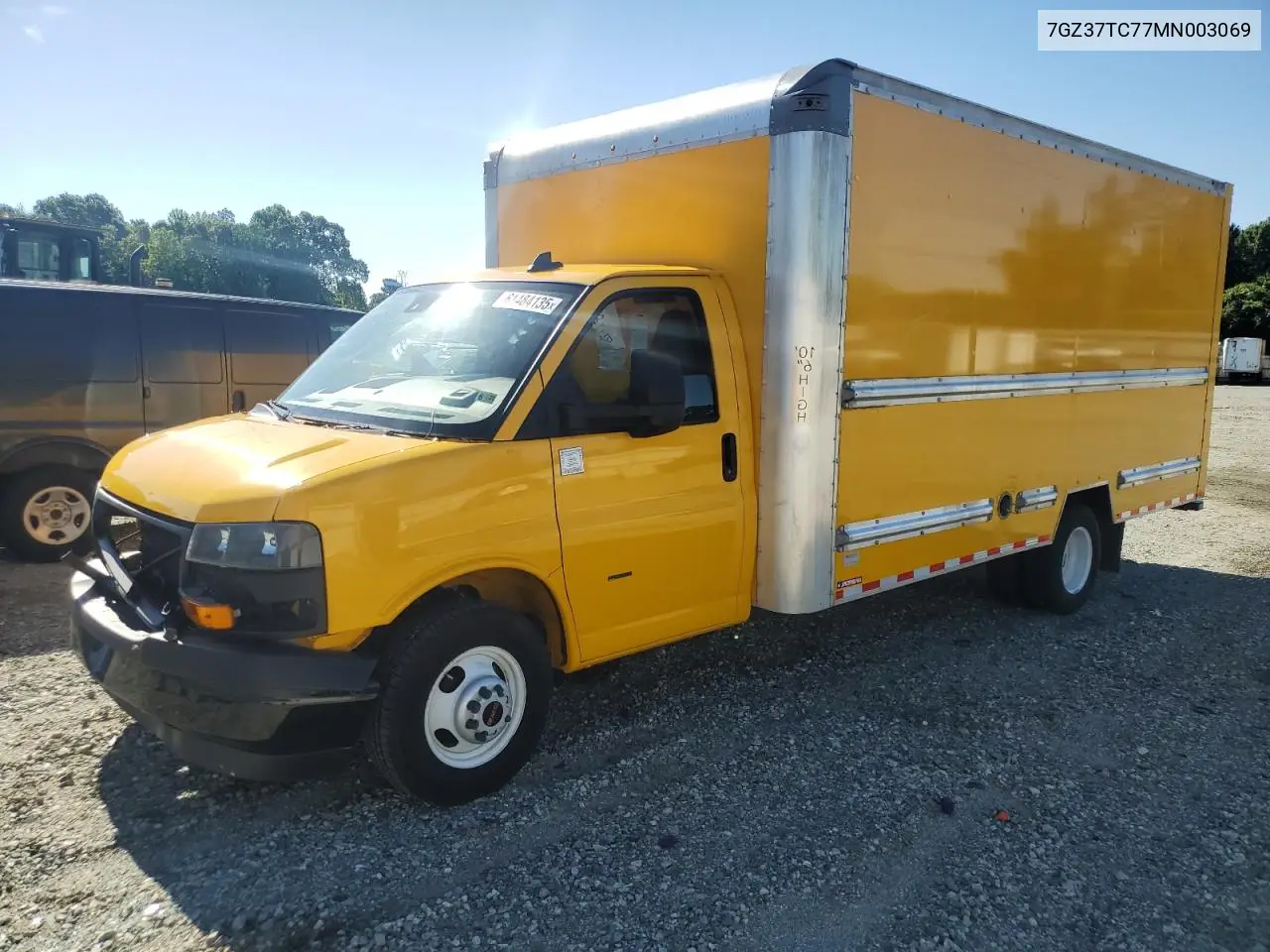 2021 GMC Savana Cutaway G3500 VIN: 7GZ37TC77MN003069 Lot: 61484135