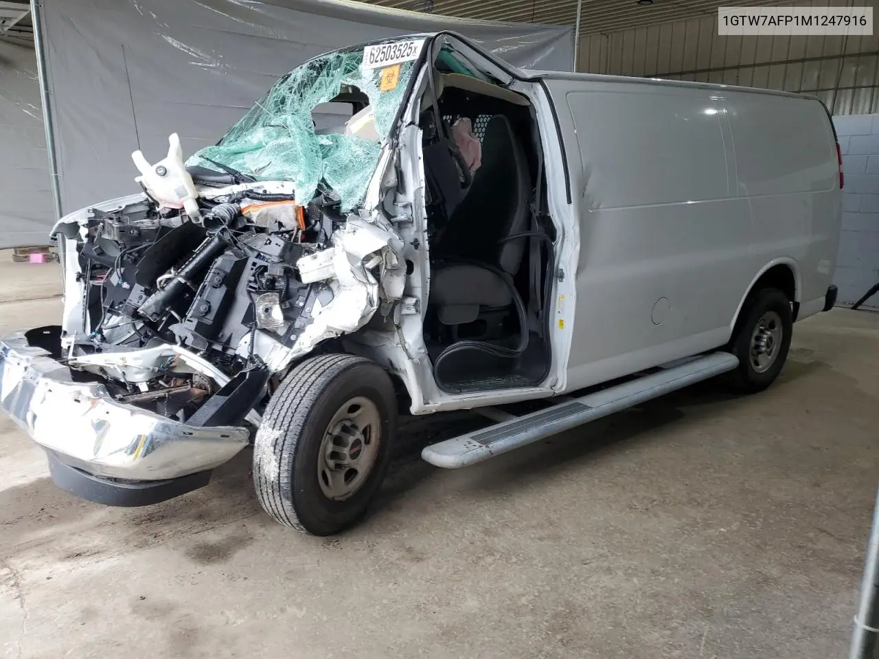 2021 GMC Savana G2500 VIN: 1GTW7AFP1M1247916 Lot: 62503525