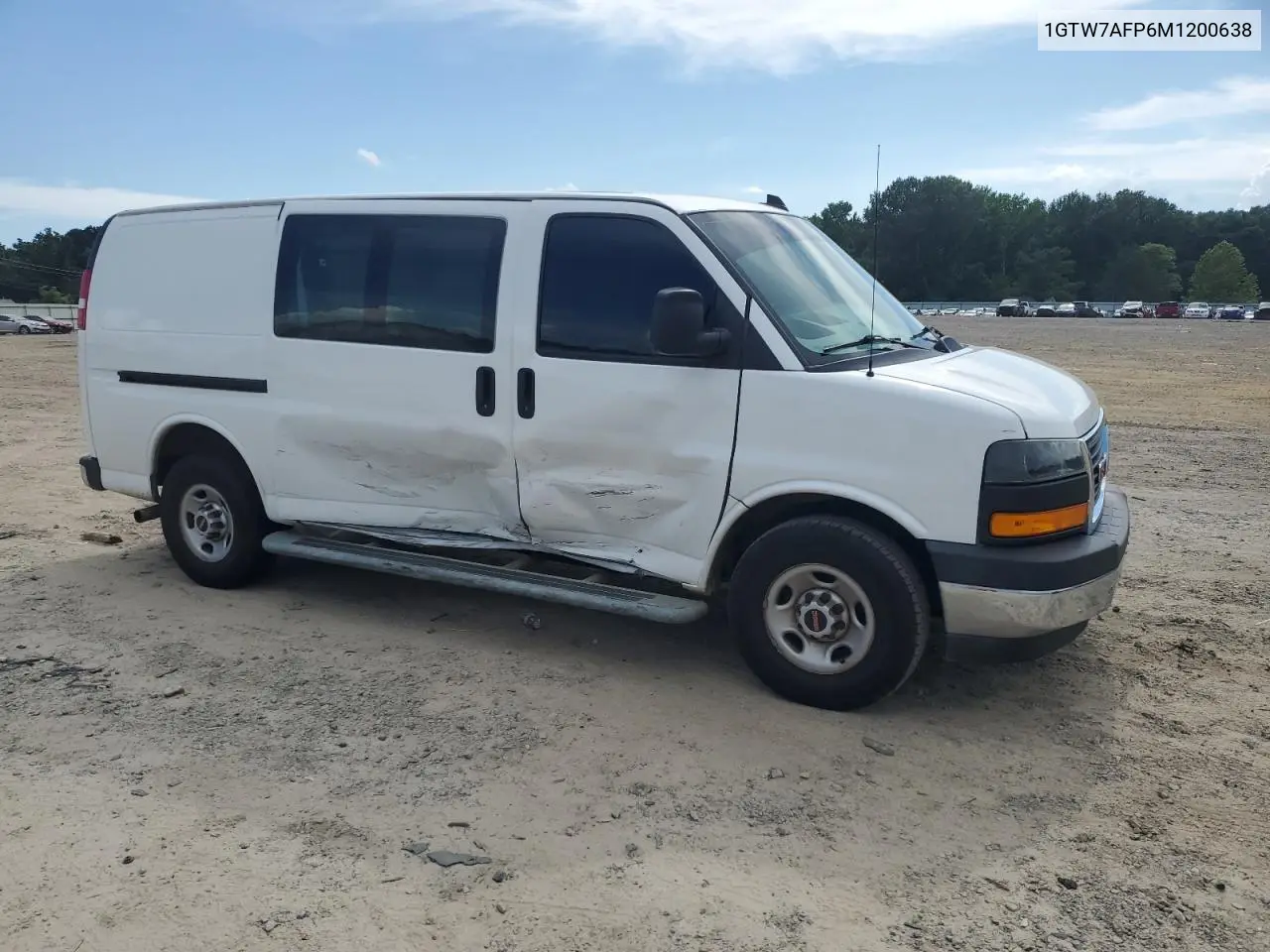 2021 GMC Savana G2500 VIN: 1GTW7AFP6M1200638 Lot: 62916605